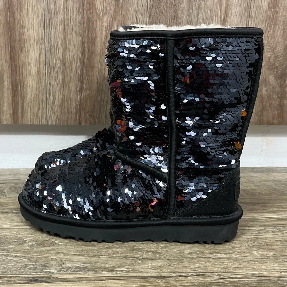 NEW UGG Reversible Sequin Boots